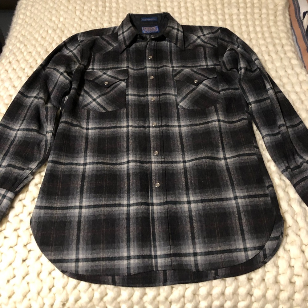 Vintage USA made Wool Pendleton Flannel